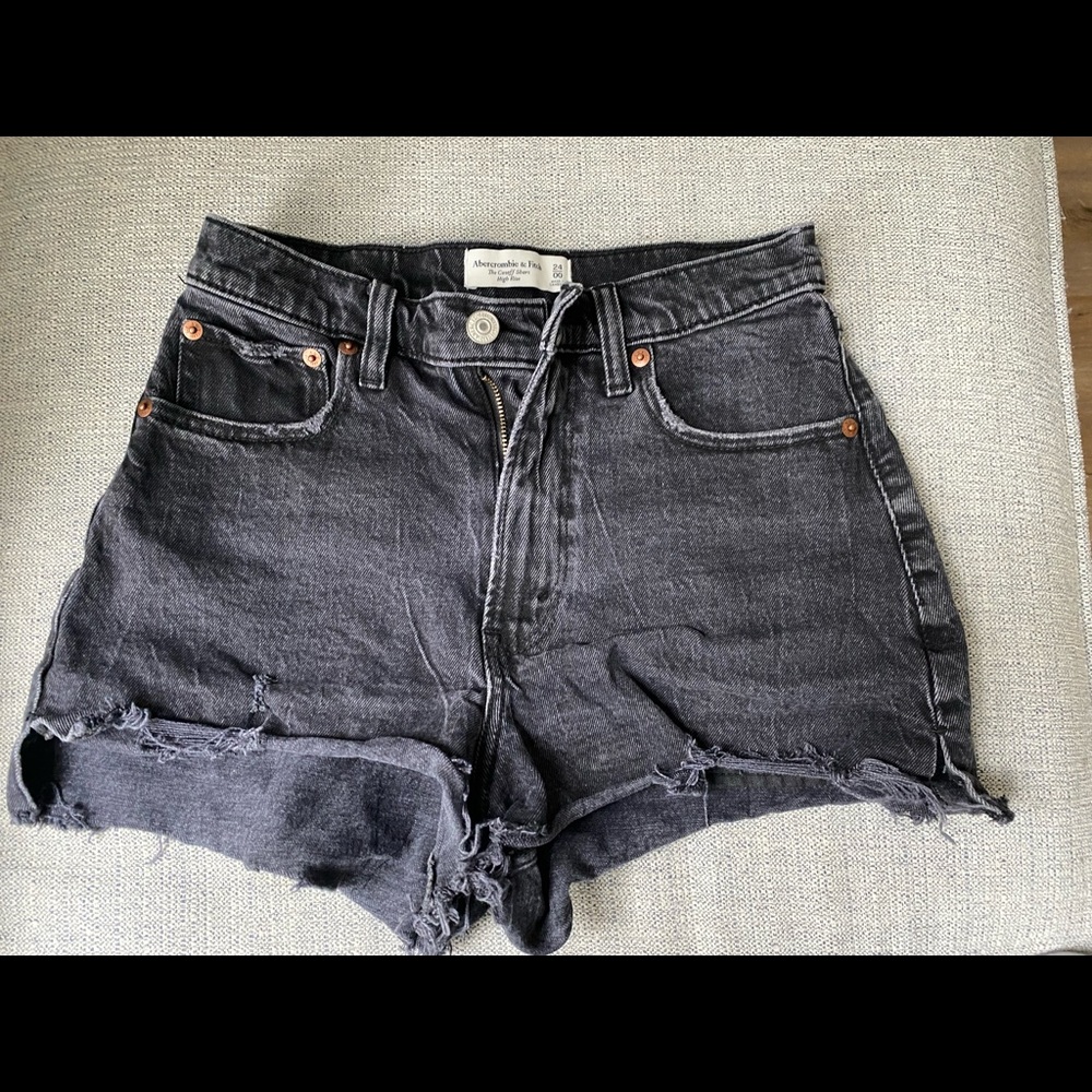 Abercrombie Curve Love High Rise Cutoff Shorts - Size 24 fits Size 25